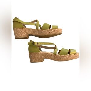 Gudrun Sjoden Green Sandals